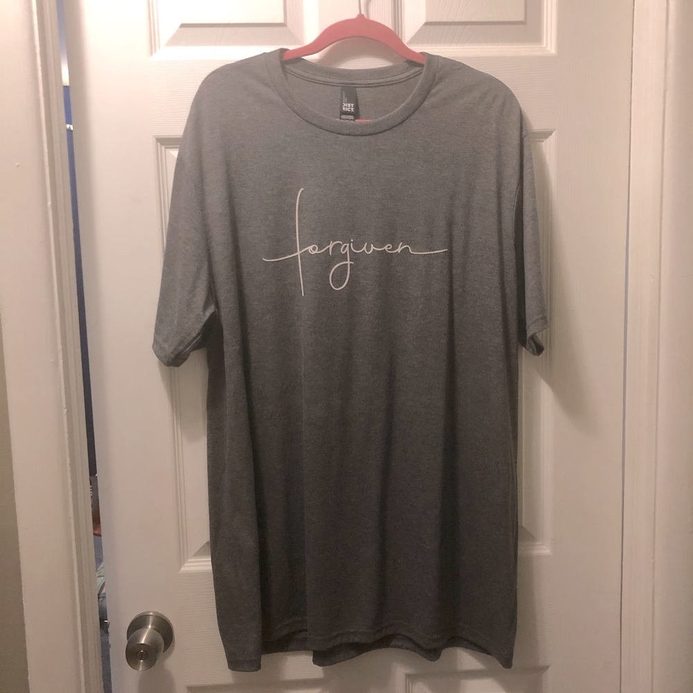 Heather Charcoal Graphic T-Shirt - Forgiven